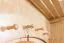 Garderobe Kiefer massiv Vollholz natur 28A - 200 x 125 x 41 cm (H x B x T)