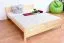 tienerbed / jeugdbed massief grenen natuur 79, incl. lattenbodem - 160 x 200 cm (B x L)