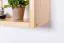 wandrek / hangplank massief grenen natuur Junco 282 - Afmetingen: 76 x 176 x 20 cm (H x B x D)