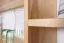 wandrek / hangplank massief grenen natuur Junco 282 - Afmetingen: 76 x 176 x 20 cm (H x B x D)