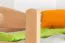 Stapelbed voor volwassenen "Easy Premium Line" K19/h incl. onderschuifbed /extra ligplaats en 2 afdekplaten, hoofd- en voeteneinde met gaten, massief beukenhout transparant gelakt - ligvlak: 90 x 200 cm (b x l), deelbaar