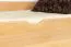 Stapelbed voor volwassenen "Easy Premium Line" K20/h incl. onderschuifbed /extra ligplaats en 2 afdekplaten, hoofd- en voeteneinde recht, massief beukenhout natuur / transparant gelakt - ligvlak: 90 x 200 cm (b x l), deelbaar