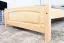 Eenpersoonsbed / logeerbed massief grenen massief hout 80, incl. lattenbodem - 100 x 200 cm (B x L) 