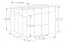 Gewächshaus Oregano 01, Ausführung: Hohlkammerplatten 10 mm, Abmessungen: 271 x 271 x 241 cm  (L x B x H), Farbe: Schwarz