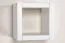 wandrek / hangkubus massief grenen wit gelakt Junco 283D - Afmetingen 15 x 15 x 12 cm