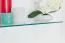 wandschap / hangplank Patamea 04, kleur: wit hoogglans - 34 x 140 x 21 cm (h x b x d)