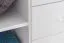 Kommode Kiefer massiv Vollholz weiß lackiert Junco 159 – Abmessung 123 x 80 x 42 cm
