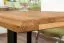 Eettafel Wooden Nature 411 massief geolied eikenhout, tafelblad glad - 140 x 90 cm (B x D)