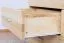 dressoir / sideboard kast massief grenen natuur Columba 05 - Afmetingen: 101 x 121 x 50 cm (H x B x D)