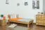Jeugdbed Wooden Nature 01 massief eikenhout geolied - ligvlak 90 x 200 cm (B x L)