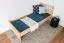 Eenpersoonsbed / logeerbed massief beukenhout naturel 109, incl. lattenbodem - 80 x 200 cm (B x L)