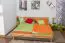 Futonbed / massief houten bed Wooden Nature 02 geolied beukenkernhout - ligvlak 180 x 200 cm (b x l)