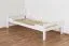 Kinderbett / Jugendbett "Easy Premium Line" K1/ Voll, 90 x 190 Buche weiß lackiert