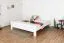 Easy Premium Line" jeugdbed K6, 200 x 200 cm massief beukenhout wit gelakt