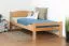 Eenpersoonsbed / logeerbed "Easy Premium Line" K1/ massief, 90 x 190 cm massief beukenhout natuur