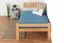 Eenpersoonsbed / logeerbed "Easy Premium Line" K1/ massief, 90 x 190 cm massief beukenhout natuur