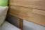 Futonbed / massief houten bed Wooden Nature 01 eikenhout geolied - ligvlak 200 x 200 cm (B x L) 