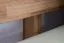Futonbett / Massivholzbett mit Kopfteil Wooden Nature 01, Eiche geölt, Liegefläche 180 x 200 cm, auffallendes Kopfteil, starke Rahmenbretter