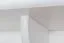 Hangplank / wandrek massief wit gelakt grenen 020 - Afmetingen 24 x 40 x 20 cm (H x B x D)