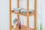 rek / open kast massief grenen kleur elzenhout Junco 56C - 125 x 60 x 30 cm (h x b x d)