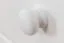 Nachtkommode Kiefer massiv Vollholz weiß lackiert 005 - Abmessung 60 x 43 x 33 cm (H x B x T)