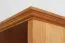 wandrek / hangplank massief grenen kleur: elzenhout Junco 339 - Afmetingen 48 x 81 x 24 cm