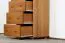 dressoir / ladekast massief grenen massief hout elzen kleuren Junco 145 - afmetingen 100 x 60 x 42 cm (h x b x d)