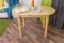 Tafel massief grenen natuur 004 (rond) - afmetingen 115 x 70 cm (B x D)