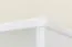 Regal Kiefer massiv Vollholz weiß lackiert Junco 50B - Abmessung 195 x 80 x 42 cm