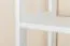Regal Kiefer massiv Vollholz weiß lackiert Junco 54A - Abmessung 200 x 80 x 30 cm