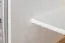 Schreibtisch Kiefer massiv Vollholz weiß lackiert Junco 195 - Abmessung 75 x 103 x 57 cm