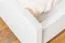Jugendbett Kiefer massiv Vollholz weiß lackiert 67, inkl. Lattenrost - Abmessung 180 x 200 cm