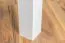 Tafel massief grenen, wit gelakt Junco 240A (vierhoekig) - afmetingen 80 x 120 cm