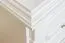 ladekast / dressoir massief grenen wit Pipilo 12 - Afmetingen 88 x 139 x 54 cm