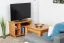 TV-Unterschrank Kiefer massiv Vollholz Erlefarben Junco 204 - Abmessung: 50 x 77 x 40 cm (H x B x T)
