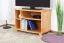 TV-Unterschrank Kiefer massiv Vollholz Erlefarben Junco 204 - Abmessung: 50 x 77 x 40 cm (H x B x T)
