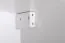Kongsvinger 21 hangelement, kleur: eiken Wotan / wit hoogglans - afmetingen: 160 x 330 x 40 cm (H x B x D), met vier deuren