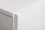 Kongsvinger 87 hangelement, kleur: eiken Wotan / grijs hoogglans - Afmetingen: 160 x 330 x 40 cm (H x B x D), met vijf deuren