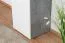 Tienerkamer - Open kast Lede 08, kleur: grijs / eiken / wit - afmetingen: 190 x 45 x 40 cm (H x B x D)