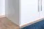 draaideurkast / kledingkast Siumu 28 , kleur: Wit / Wit hoogglans - 224 x 182 x 56 cm (H x B x D)