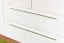 draaideurkast / kleerkast met LED-lijst Siumu 38, kleur: wit / wit hoogglans - 226 x 322 x 60 cm (H x B x D)