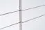 Schuifdeurkast / kledingkast Siumu 09, kleur: wit / wit hoogglans - 224 x 272 x 61 cm (h x b x d)