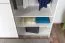 Schuifdeurkast / kledingkast Siumu 10, kleur: wit / wit hoogglans - 224 x 272 x 61 cm (H x B x D)