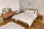 Masterton 02 tweepersoonsbed geolied massief wild eiken - ligvlak: 160 x 200 cm (b x l)