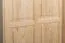 Kledingkast massief grenenhout natuur 014 - Afmetingen 190 x 80 x 60 cm (H x B x D)