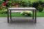 Tuintafel Miami met glazen blad - Kleur: antraciet, 1500 x 900 x 720 mm, frame / ombouw van gepoedercoat aluminium, zwart satijnglas, RAL 7016