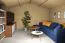Blokhut / tuinhuis OPL 4040 - 28 mm blokhut profielplanken, grondoppervlakte: 15,84 m², zadel dak