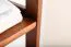 rek / open kast massief grenen kleur: walnoten Junco 54C - 200 x 60 x 30 cm (h x b x d)