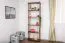rek / open kast massief grenen kleur: walnoten Junco 54C - 200 x 60 x 30 cm (h x b x d)