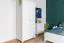 Witte slaapkamer compleet set J Junco, landhuis stijl, 5-delig, grenen hout, massief hout, bed 140 x 200 cm, 2 nachtkastjes, kledingkast, ladekast